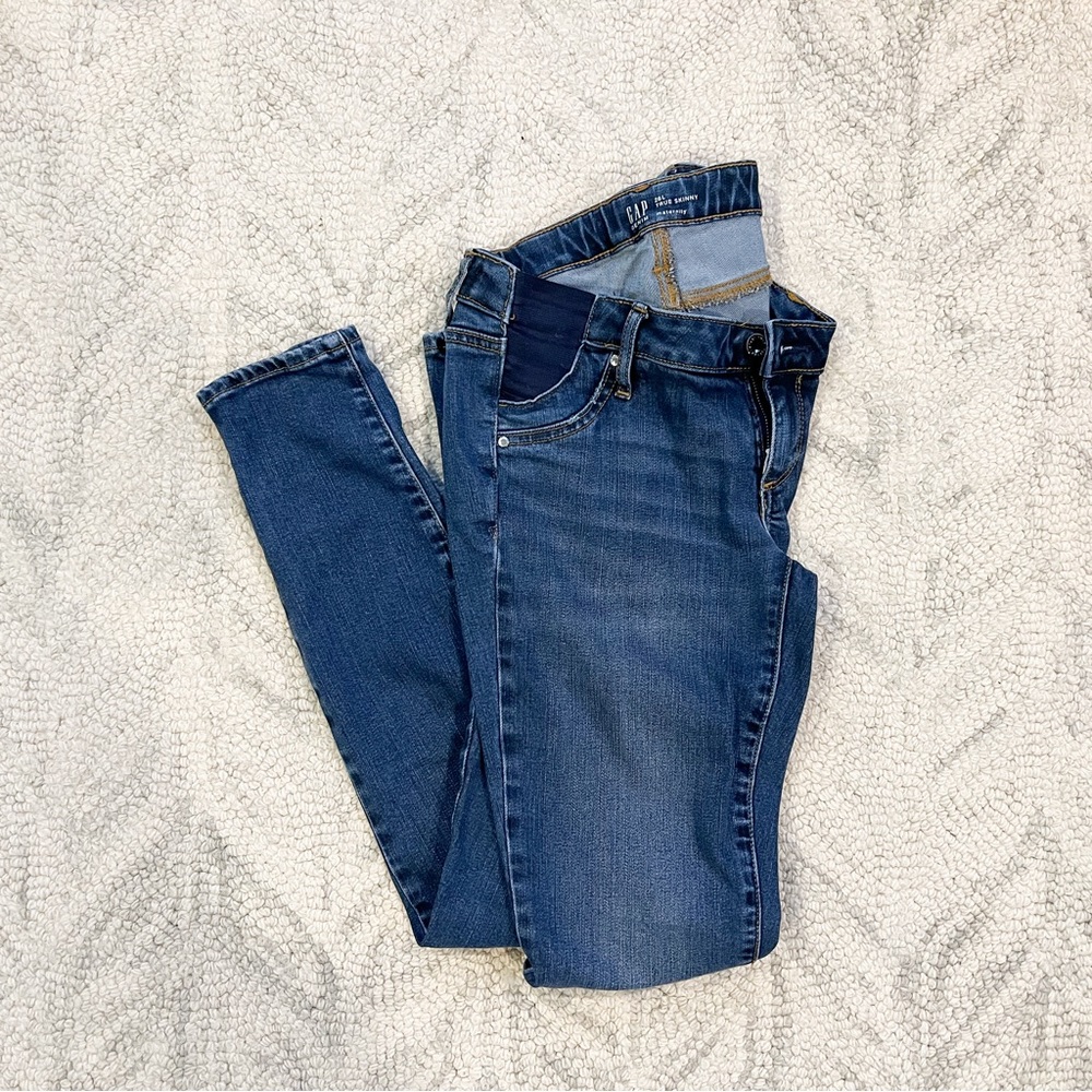 Gap Maternity Inset Panel Skinny Jeans (Long)